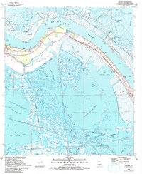 Download a high-resolution, GPS-compatible USGS topo map for Triumph, LA (1994 edition)