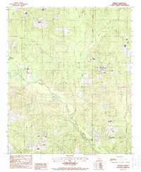 Download a high-resolution, GPS-compatible USGS topo map for Truxno, LA (1988 edition)