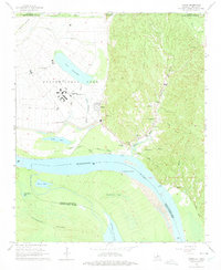 Download a high-resolution, GPS-compatible USGS topo map for Tunica, LA (1975 edition)