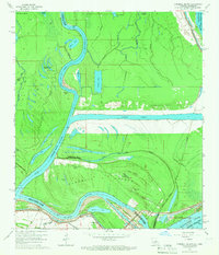 Download a high-resolution, GPS-compatible USGS topo map for Turnbull Island, LA (1966 edition)