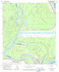 preview thumbnail of historical topo map of Concordia County, LA in 1965