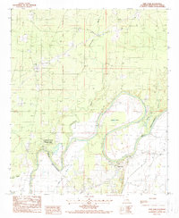 Download a high-resolution, GPS-compatible USGS topo map for Twin Oaks, LA (1988 edition)