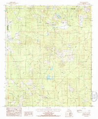Download a high-resolution, GPS-compatible USGS topo map for Vernon, LA (1986 edition)