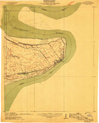 1909 Map of Vidalia