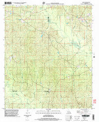 Download a high-resolution, GPS-compatible USGS topo map for Vixen, LA (2003 edition)