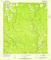 Download a high-resolution, GPS-compatible USGS topo map for Walker, LA (1954 edition)