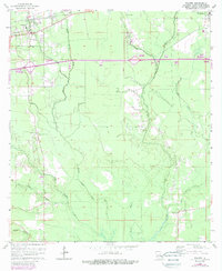 Download a high-resolution, GPS-compatible USGS topo map for Walker, LA (1989 edition)