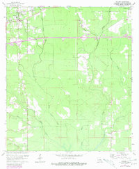 Download a high-resolution, GPS-compatible USGS topo map for Walker, LA (1981 edition)