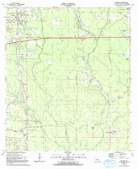 Download a high-resolution, GPS-compatible USGS topo map for Walker, LA (1991 edition)