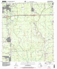 Download a high-resolution, GPS-compatible USGS topo map for Walker, LA (2000 edition)