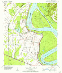 Download a high-resolution, GPS-compatible USGS topo map for Walls, LA (1955 edition)