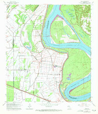 Download a high-resolution, GPS-compatible USGS topo map for Walls, LA (1972 edition)