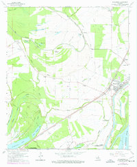 Download a high-resolution, GPS-compatible USGS topo map for Waterproof, LA (1977 edition)