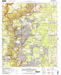 Download a high-resolution, GPS-compatible USGS topo map for Watson, LA (2006 edition)