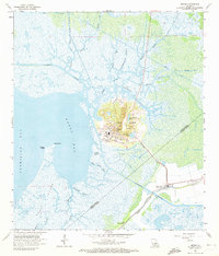 Download a high-resolution, GPS-compatible USGS topo map for Weeks, LA (1972 edition)