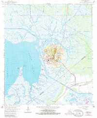 Download a high-resolution, GPS-compatible USGS topo map for Weeks, LA (1986 edition)