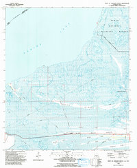 preview thumbnail of historical topo map of Cameron County, LA in 1993