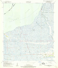 Download a high-resolution, GPS-compatible USGS topo map for West of Johnson Bayou, LA (1958 edition)