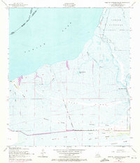 preview thumbnail of historical topo map of Cameron County, LA in 1957