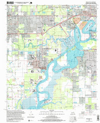 Download a high-resolution, GPS-compatible USGS topo map for Westlake, LA (1999 edition)