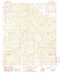 Download a high-resolution, GPS-compatible USGS topo map for Weston, LA (1986 edition)