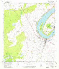 Download a high-resolution, GPS-compatible USGS topo map for White Castle, LA (1975 edition)