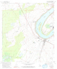 Download a high-resolution, GPS-compatible USGS topo map for White Castle, LA (1991 edition)