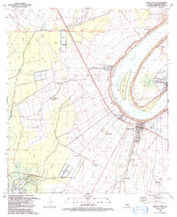Download a high-resolution, GPS-compatible USGS topo map for White Castle, LA (1992 edition)