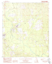 Download a high-resolution, GPS-compatible USGS topo map for Winnfield East, LA (1985 edition)
