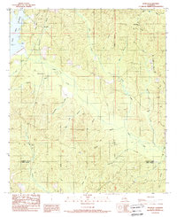 Download a high-resolution, GPS-compatible USGS topo map for Womack, LA (1989 edition)