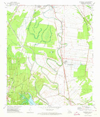 Download a high-resolution, GPS-compatible USGS topo map for Woodworth East, LA (1974 edition)