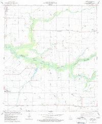 preview thumbnail of historical topo map of Vermilion County, LA in 1983