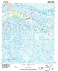 Download a high-resolution, GPS-compatible USGS topo map for Yscloskey, LA (1995 edition)