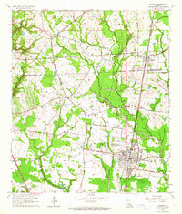 Download a high-resolution, GPS-compatible USGS topo map for Zachary, LA (1964 edition)