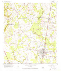 Download a high-resolution, GPS-compatible USGS topo map for Zachary, LA (1973 edition)