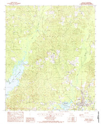 Download a high-resolution, GPS-compatible USGS topo map for Zwolle, LA (1988 edition)