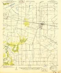 Download a high-resolution, GPS-compatible USGS topo map for Abbeville NE, LA (1932 edition)