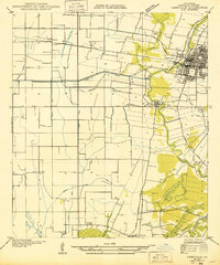 1932 Map of Abbeville, LA