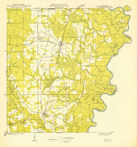 1949 Map of Angie