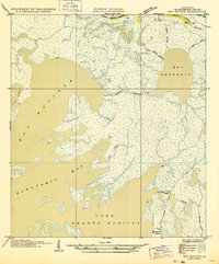 Download a high-resolution, GPS-compatible USGS topo map for Bay Batiste, LA (1949 edition)