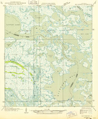 Download a high-resolution, GPS-compatible USGS topo map for Bay Dosgris, LA (1949 edition)
