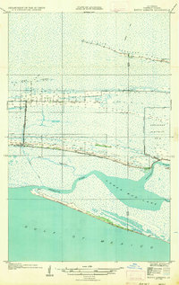Download a high-resolution, GPS-compatible USGS topo map for Bay Labauve, LA (1935 edition)