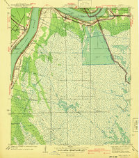 Download a high-resolution, GPS-compatible USGS topo map for Belle Chasse, LA (1940 edition)