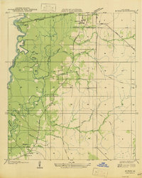 1947 Map of Beauregard County, LA