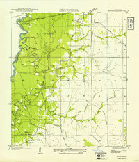 Download a high-resolution, GPS-compatible USGS topo map for Bivens, LA (1954 edition)