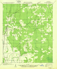 1932 Map of Bossier County, LA