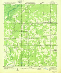 preview thumbnail of historical topo map of Bossier County, LA in 1932