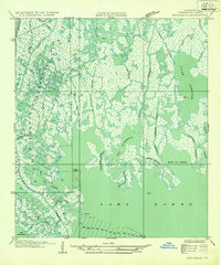 Download a high-resolution, GPS-compatible USGS topo map for Bourbeux, LA (1935 edition)