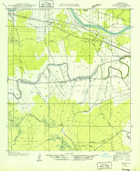 preview thumbnail of historical topo map of Rapides County, LA in 1949