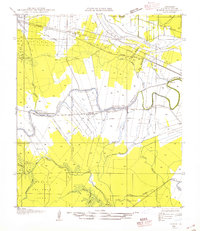 preview thumbnail of historical topo map of Rapides County, LA in 1945